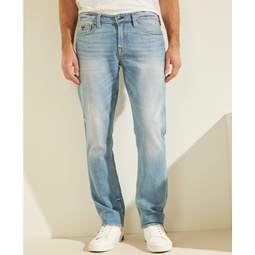 Mens Faded Slim Tapered Jeans