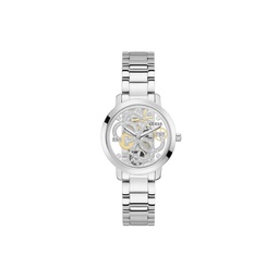 Womens Silver-Tone Stainless Steel Bracelet Watch 36mm