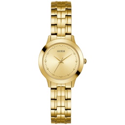 Womens Gold-Tone Stainless Steel Bracelet Watch 30mm