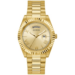 Mens Gold-Tone Stainless Steel Bracelet Watch 42mm