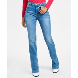 Womens Sexy Mid-Rise Bootcut Jeans