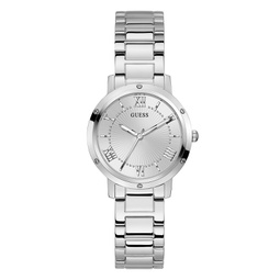 Womens Silver-Tone Stainless Steel Bracelet Watch 34mm