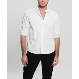 Mens Luxe Stretch Long Sleeves Shirt