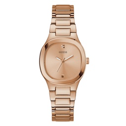 Womens Analog Rose Gold-Tone Stainless Steel Watch 32mm
