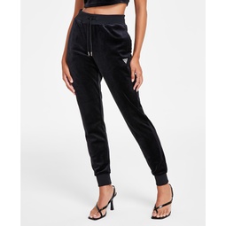 Womens Couture High-Rise Pull-On Jogger Pants