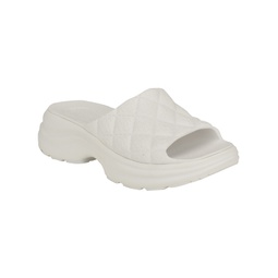 Womens Fenixy Quilted Lug-Sole Pool Slides