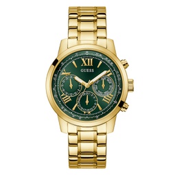 Womens Multi-Function Gold-Tone Stainless Steel Watch 42mm