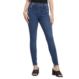 Womens Aubree High Rise Pull-On Skinny Jeans