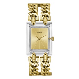 Womens Analog Gold-Tone 100% Steel Watch 39mm