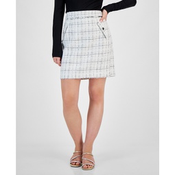 Womens Sofia Tweed Mini Skirt