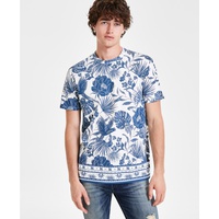 Mens Tropical Floral Graphic T-Shirt