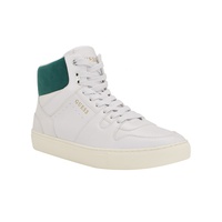 Mens Bordo High Top Casual Lace-Up Sneakers
