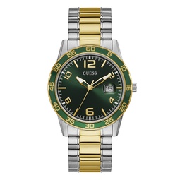 Mens Date 2-Tone Stainless Steel Watch 42 mm