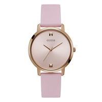 Womens Analog Pink Silicone Watch 40 mm