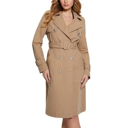 Womens Jade Double-Breasted Belted Trench Coat