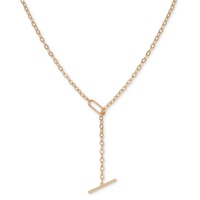 Gold-Tone Crystal 36 Toggle Lariat Necklace