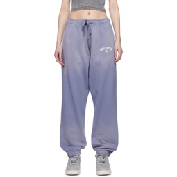 Purple Relaxed Lounge Pants 231603F086001