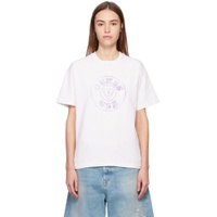 White Circle T Shirt 222603F110001