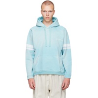 Blue Relaxed Hoodie 231603M202001