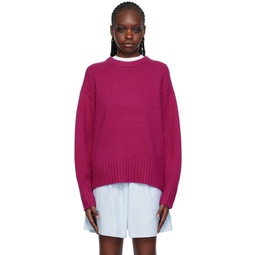 Purple Cozy Sweater 241173F063001