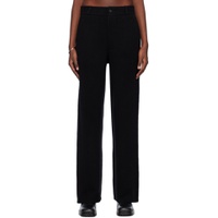 Black Tailored Trousers 241173F087000