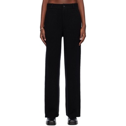 Black Tailored Trousers 241173F087000
