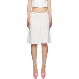 White Paloma Midi Skirt 232897F092005