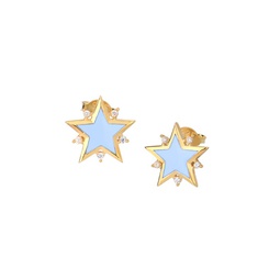 Perfect Pairing14K Gold Vermeil Pariwinkle Stud Earrings