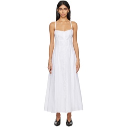 White Keely Maxi Dress 241854F055006