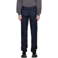 Blue Anthony Trousers 231854M191001