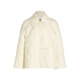 Boxy Quilted Ripstop Jacket