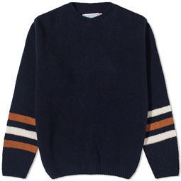 Garbstore Boucle Sports Crew Sweat Navy