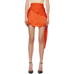 Orange Himeji Miniskirt 231329F090002
