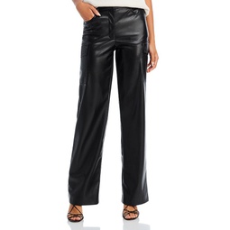 Nate Faux Leather Pants