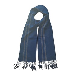 scarf for women (indigo woven) asian fashion pattern