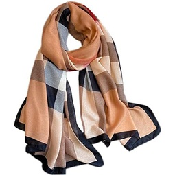 Womens versatile autumn/winter travel fashion shawl with a thin spring/summer printed cotton scarf