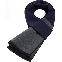 TJLSS 1pcs All-Match Winter Korean Student Youth Casual Scarf All-Match Warmth Silk Brushed Mens Scarf (Color : E, Size : 170 * 30CM)