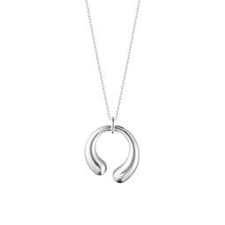 Mercy Sterling Silver Long Pendant Necklace