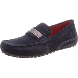 Geox Mens Snake 22 Suede Driving Moc Loafer Style