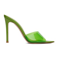 Green Elle Heeled Sandals 221090F125041