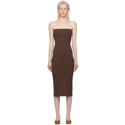 Brown The Tube Convertible Midi Dress 241297F054006