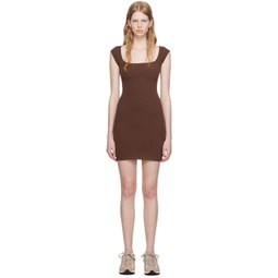 Brown El Tigre Minidress 231297F052006