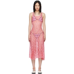 Pink Florence Maxi Dress 222776F055001
