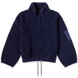 Girls of Dust Fleece Sweater Navy