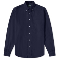 Gitman Vintage Button Down Overdyed Oxford Shirt - END. Excl Navy