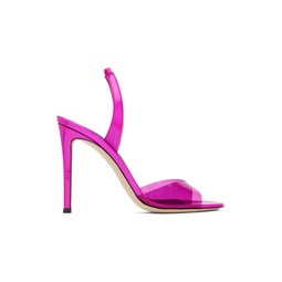 Pink Slingback Heeled Sandals 231266F125022