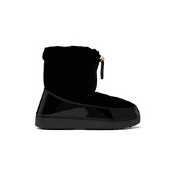 SSENSE Exclusive Black Quilted Boots 222266F113015
