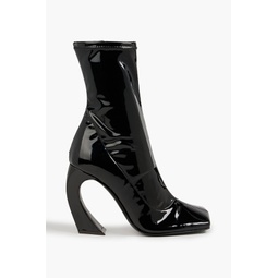 Musa patent-leather ankle boots
