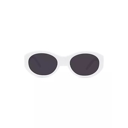 55MM Oval Sunglasses