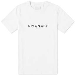 Givenchy Paris Reverse Logo T-Shirt White
